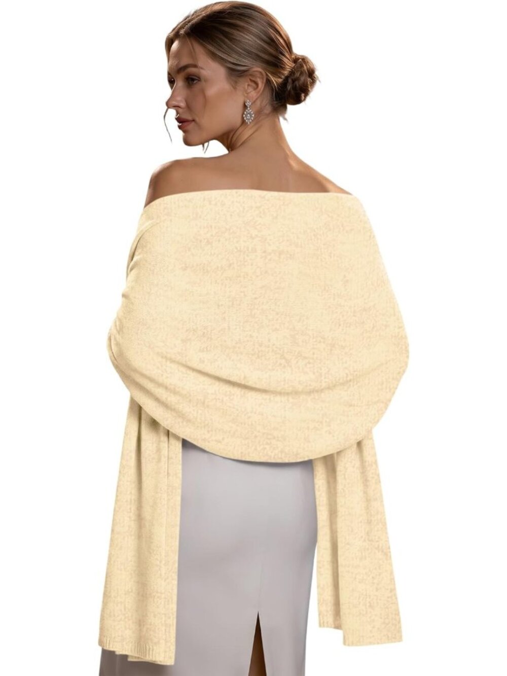 Elegant Wool Blend Pashmina Wrap for Women | Dressy Shawl Wraps for Fall 2026